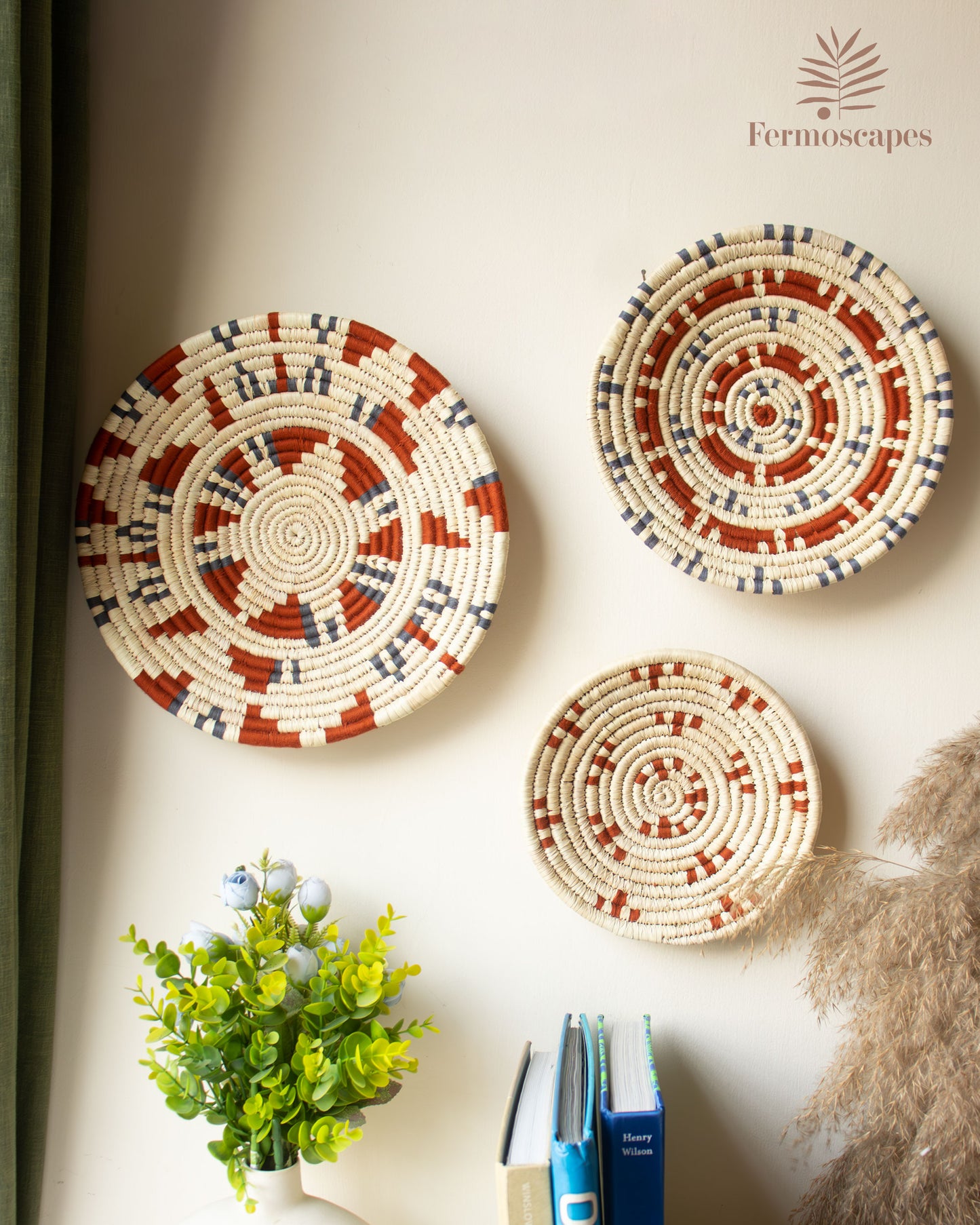 "Woven Nomad"- Wall basket Set of 3