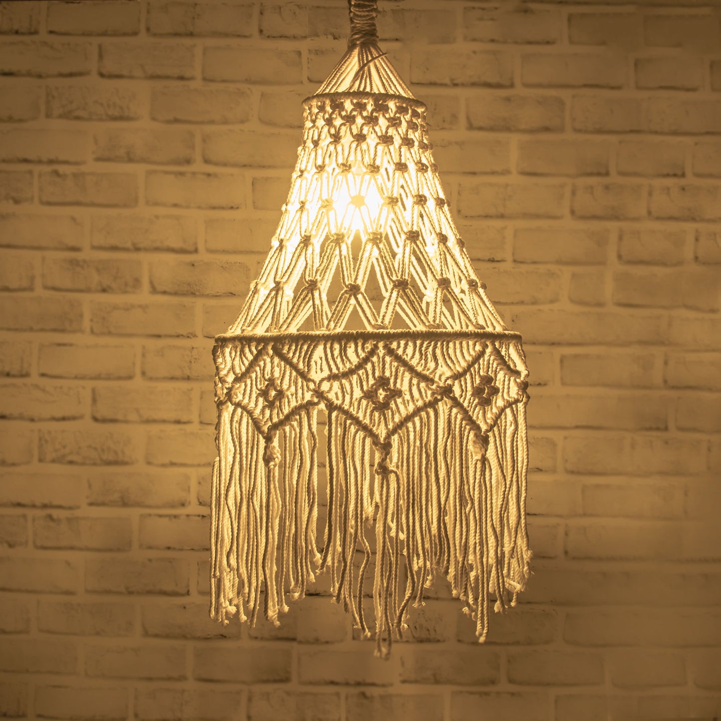 Macrame lightshade