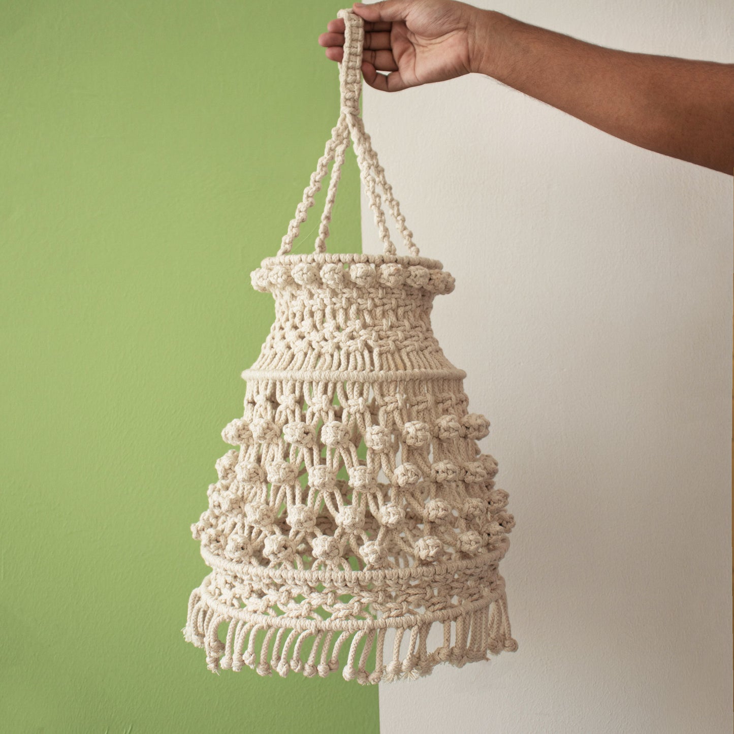 Hanging lampshade