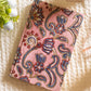 Handmade block printed diary- Pink Floral